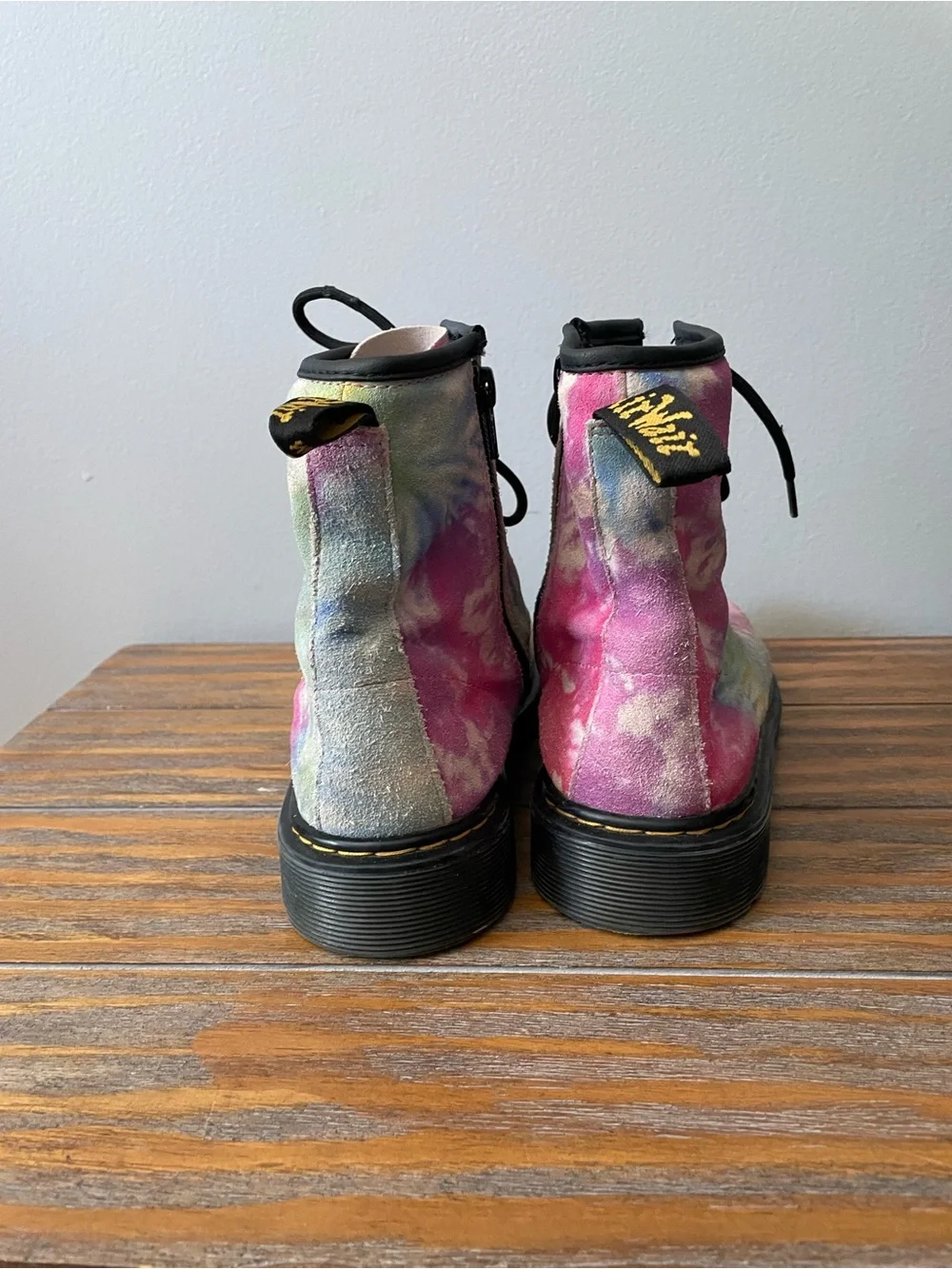 Dr. Martens 1460 Pascal Boots Tie-Dye Suede - sz 5 / EU 37